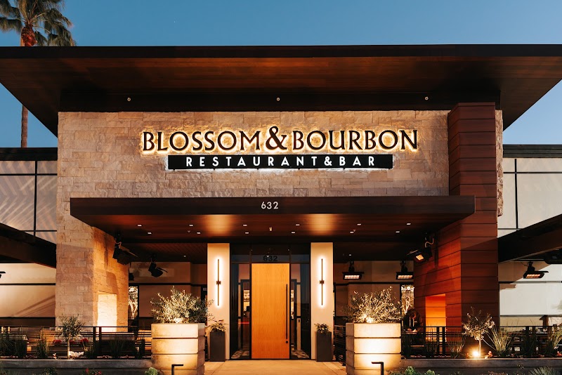 Blossom & Bourbon Restaurant — food and interior