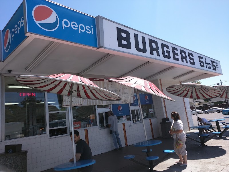 Burger Bar — food and interior