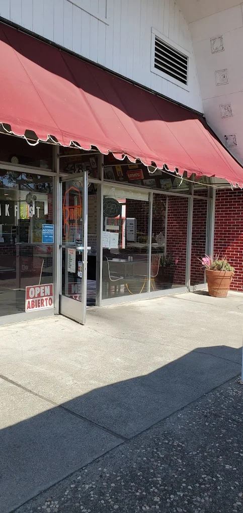 Burger Barn — food and interior