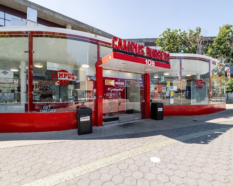 Campus Burgers — food and interior