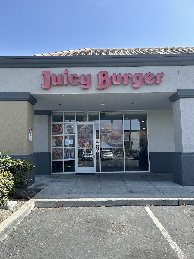 Juicy Burger — food and interior