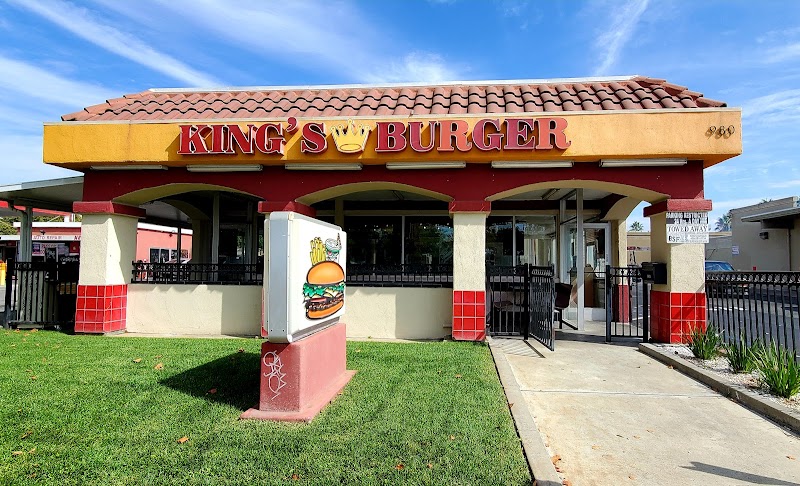 King's Burger — food and interior
