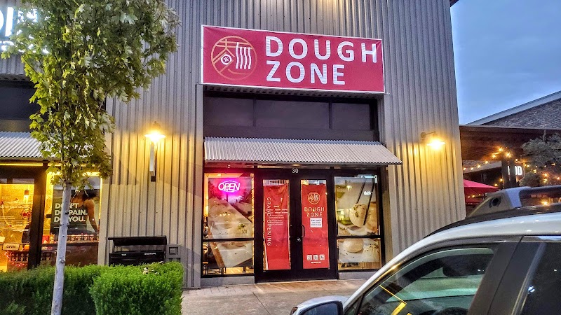 Dough Zone Dumpling House South San Jose — food and interior