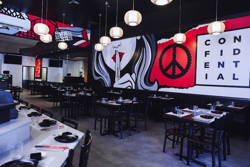 Sushi Confidential Willow Glen — food and interior