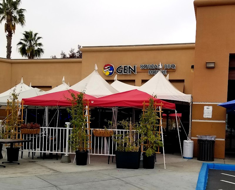 Gen Korean BBQ House — food and interior