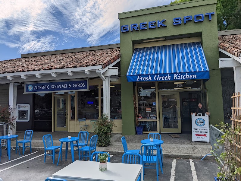 Greek Spot — food and interior