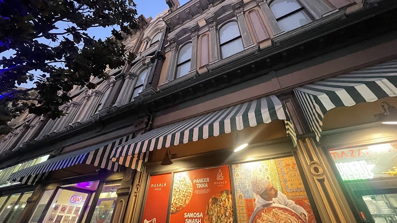 Mazala Pizza San Jose — food and interior