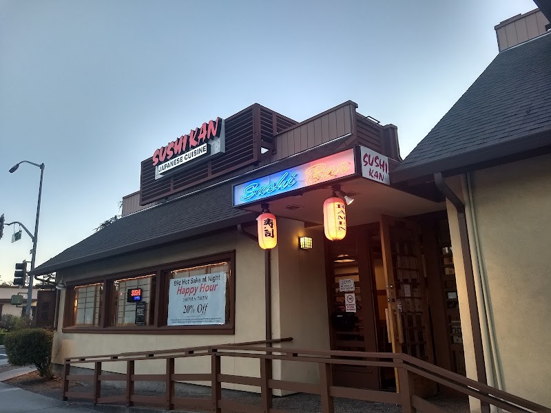 Sushi Kan Japanese Cuisine — food and interior